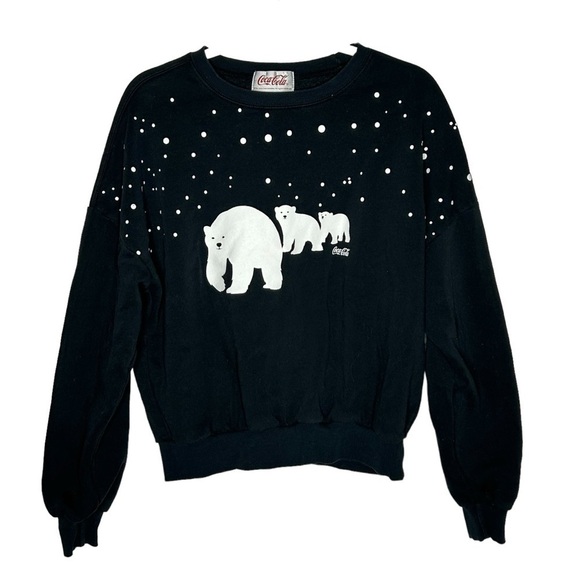 Wildfox x Coca Cola Polar Bear Pullover Sweatshirt - Picture 4 of 14